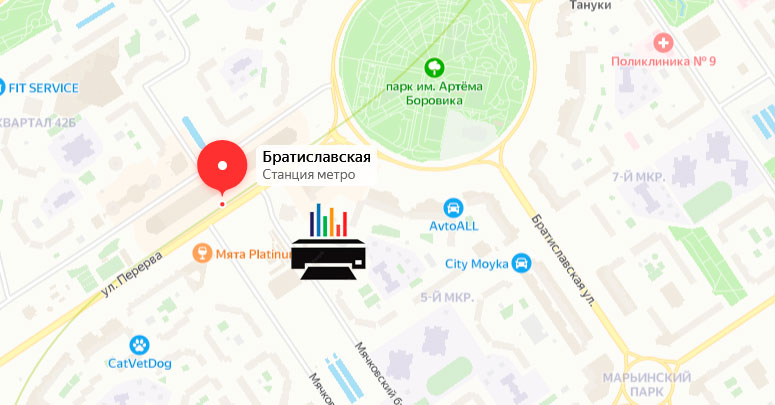 Магазин метро братиславская