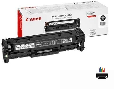 Заправка картриджа Canon 718Bk