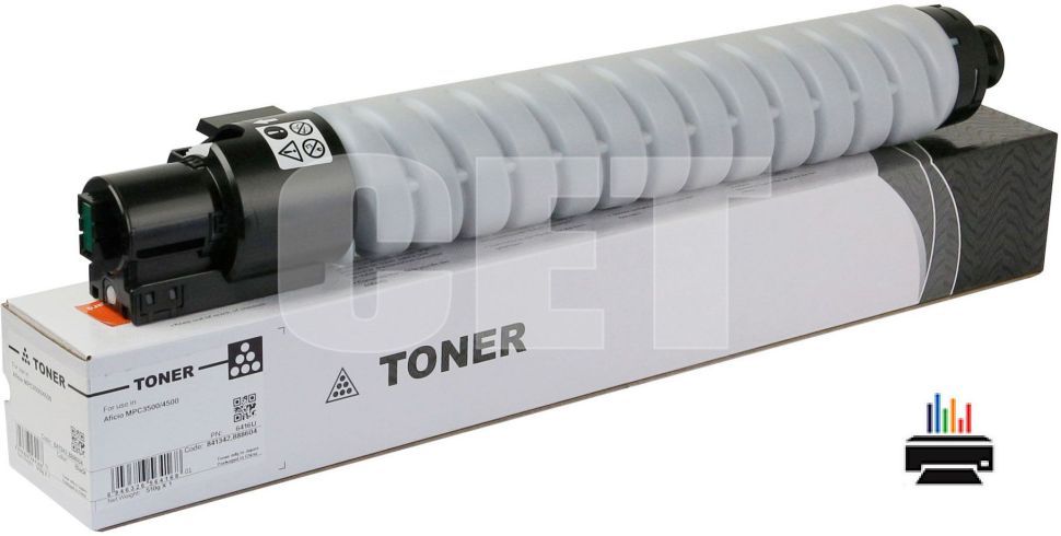 Тонер-картридж для RICOH Aficio MP C3500/4500 type MPC4500E (т,510) ч (23K) (CET), CET6416U