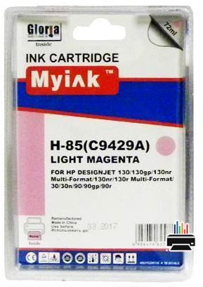 Картридж для ( 85) HP DesignJet 30/130/130nr C9429A Light Magenta MyInk SAL