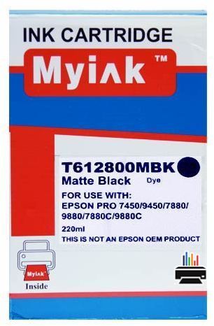 Картридж для (T6128) EPSON St Pro 7450/9450 Matte Black (220ml, Pigment) MyInk в Москве с гарантией