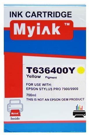 Картридж для (T6364) EPSON St Pro 7900/9900 Yellow (700ml, Pigment) MyInk в Москве с гарантией