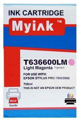 Картридж для (T6366) EPSON St Pro 7900/9900 Light Magenta (700ml, Pigment) MyInk в Москве с гарантией