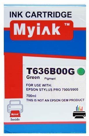 Картридж для (T636B) EPSON St Pro 7900/9900 Green (700ml, Pigment) MyInk SAL