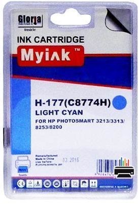 Картридж для (177) HP PhotoSmart 8253 C8774H Light Cyan (11,4 ml) MyInk SAL в Москве