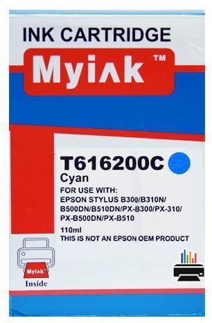 Картридж для (T6162) EPSON B-300/500DN (необходим чип оригинального картриджа) Cyan MyInk SAL в Москве с гарантией