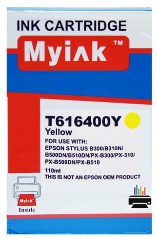 Картридж для (T6164) EPSON B-300/500DN (необходим чип оригинального картриджа) Yellow MyInk SAL в Москве с гарантией