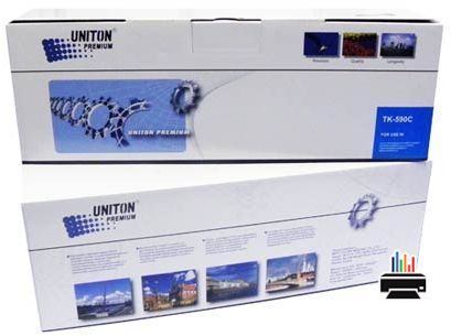 Тонер-картридж для (TK- 590C) KYOCERA FS-C5250/2026/2526/2626 (5K, SAKATA) син UNITON Premium